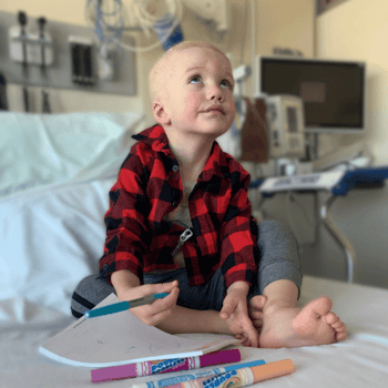 All-Star Beau in the hospital during cancer treatment