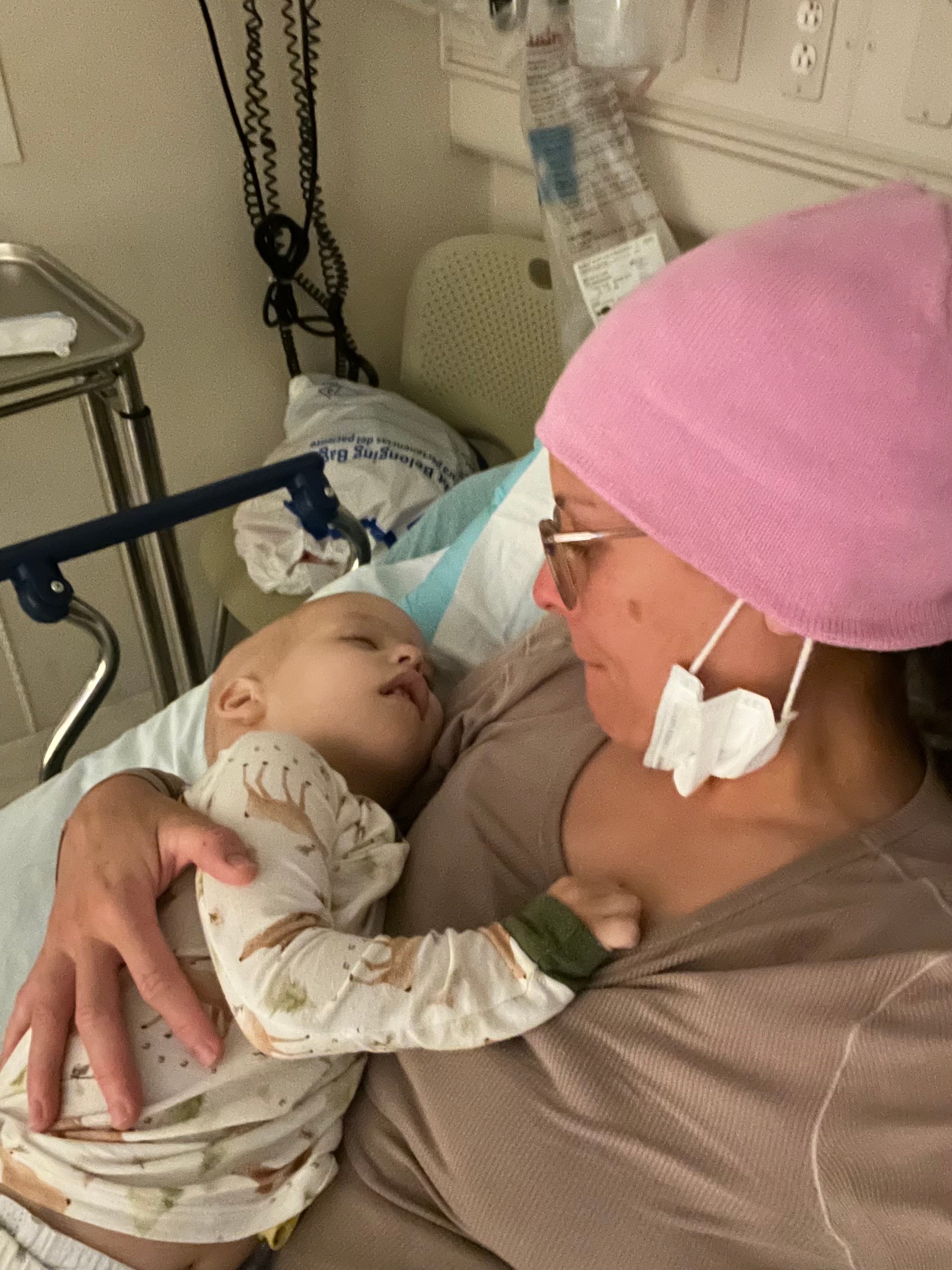 Nora and mom hospital