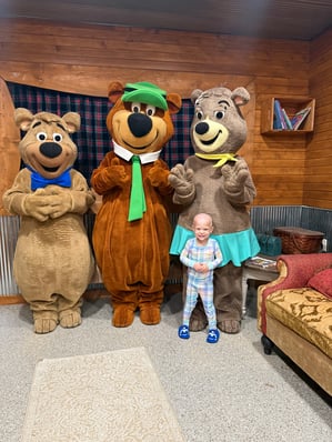 Gryffin with Yogi and friends