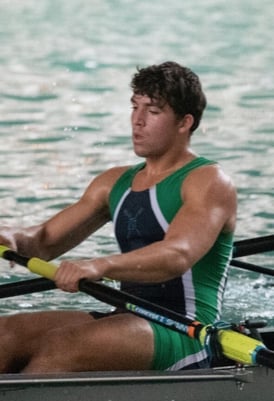 All-Star John rowing