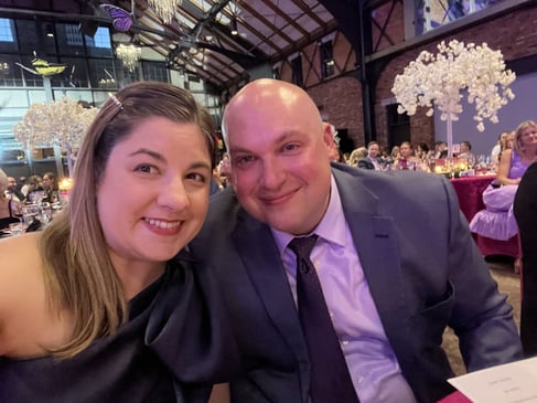 Pinky Swear board member Mike Hirschberg and his wife
