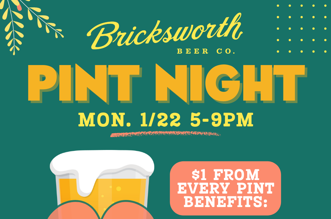 Bricksworth Pint Night on Monday January 22 2-24