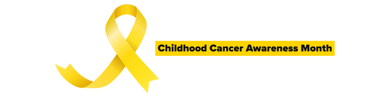 A yellow ribbon next to a block of text that says 