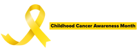 A yellow ribbon next to a block of text that says 