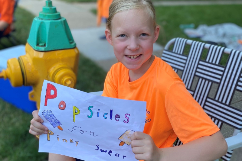 Fundraise for kids with cancer
