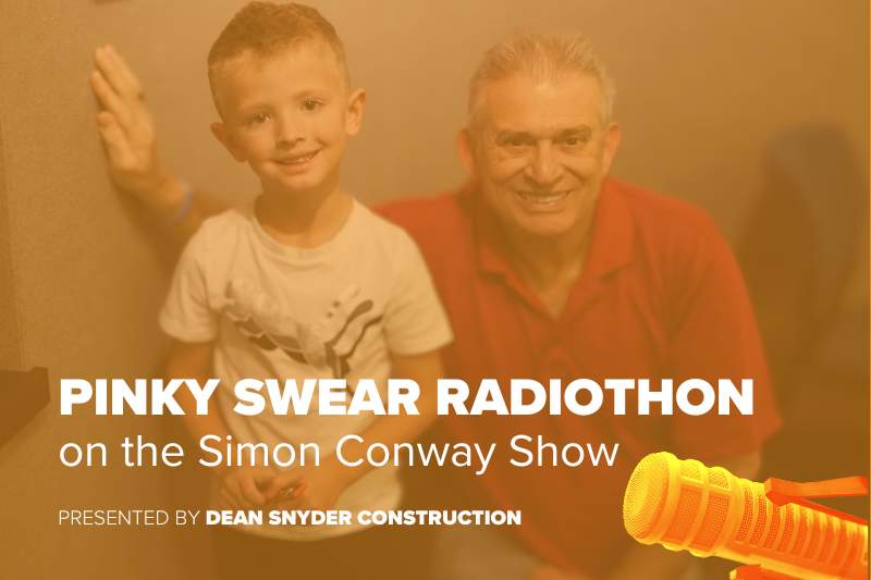 The Pinky Swear Radiothon on the Simon Conway Show