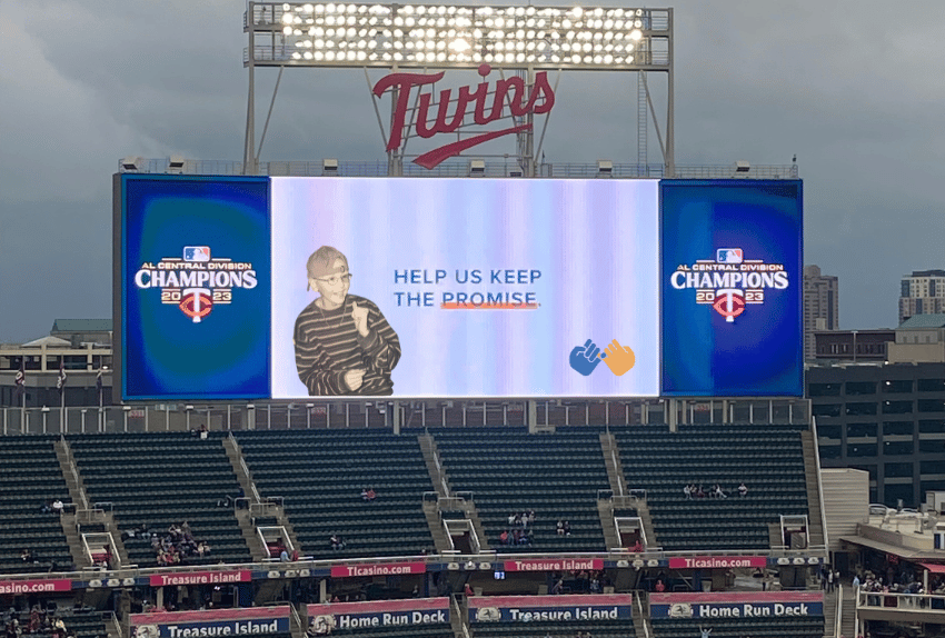 Pinky Swear Foundation at the Minnesota Twins