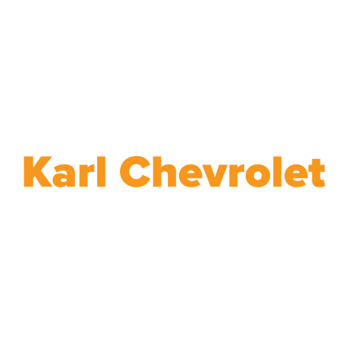 Karl Chevrolet written in orange letters