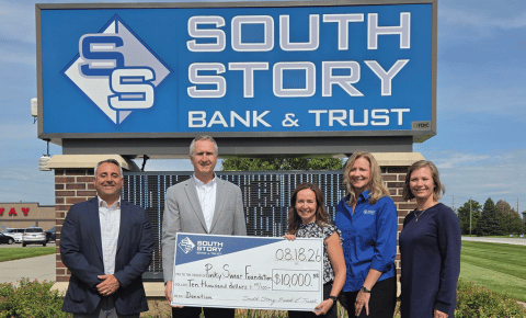 South Story Bank and Trust, a sponsor of the 2026 Pinky Swear Radiothon