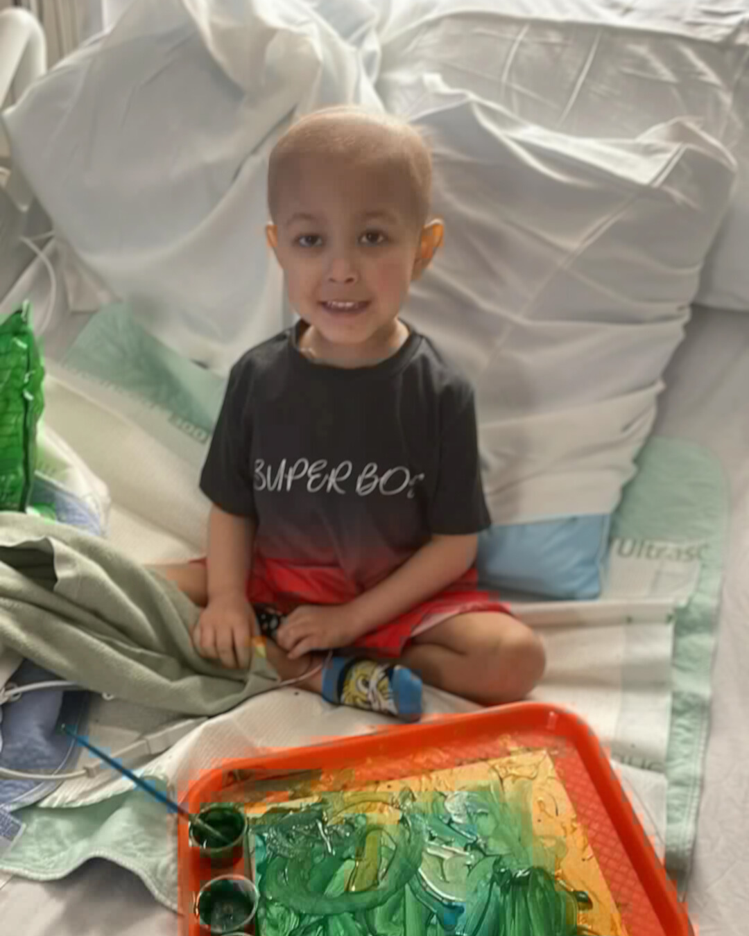 All-Star Ayven during treatment for leukemia