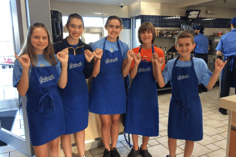 A youth fundraiser at Culver's raising money for kids with cancer