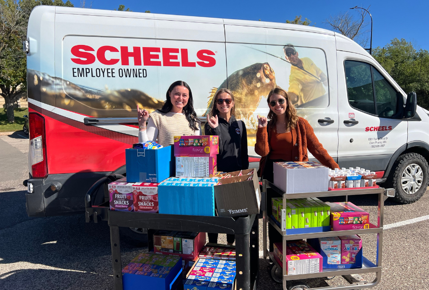Scheels bringing in Pinky Swear Pantry donations for kids with cancer